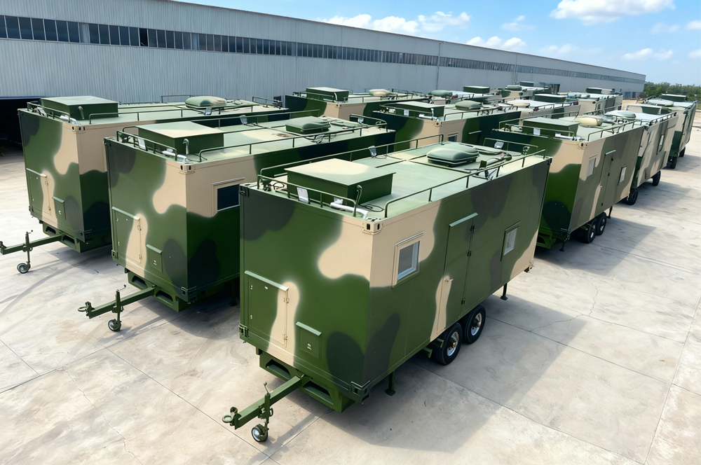 拖挂执勤方舱